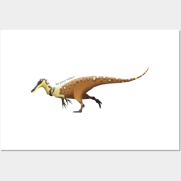 Baryonyx walkeri Wall Art by I Draws Dinosaurs